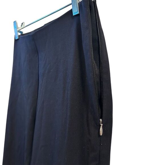 H&M Women's Navy Blue Dress Pants Size 2 Straight Leg Workwear - Picture 4 of 14